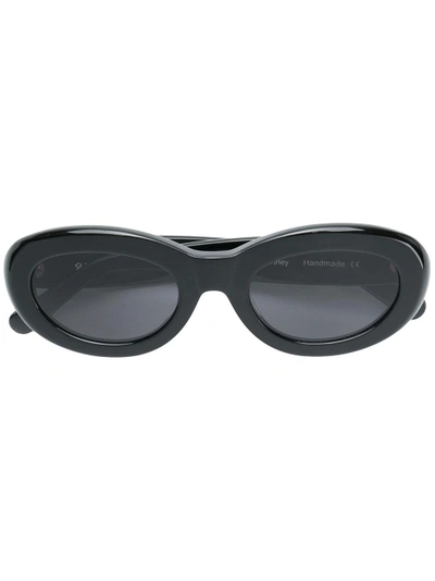 Sun Buddies Round Shaped Sunglasses - Black