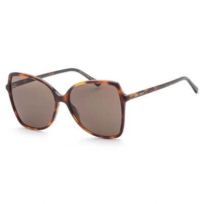 Jimmy Choo Women's Fedes-0086-70 59mm Havana Sunglasses In Brown