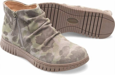 Comfortiva Calla Bootie In Olive In Green