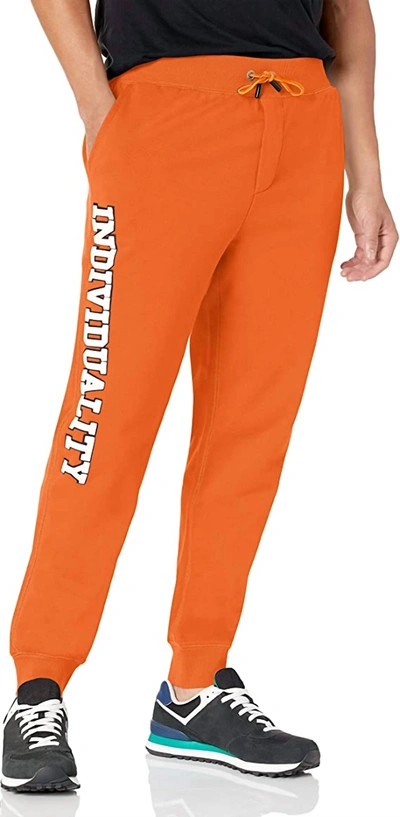Cult Of Individuality Men's Fleece Sweatpants In Orange