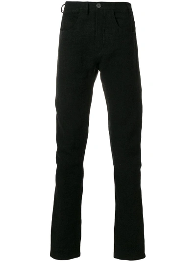 Label Under Construction Straight Leg Trousers - Schwarz In Black