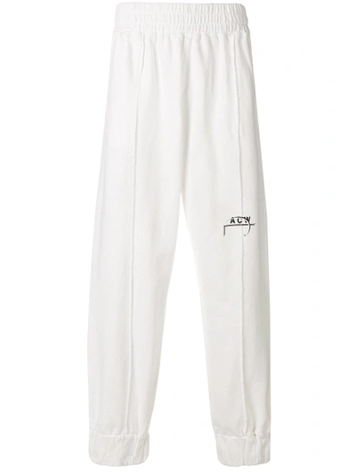 A-cold-wall* Logo Track Pants In White