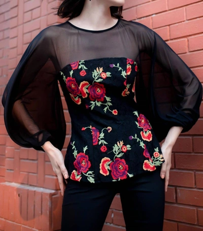 Eva Franco Candace Top In Gypsy Rose In Multi