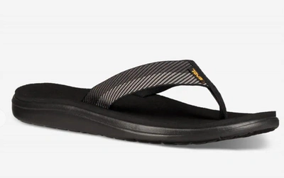 Teva Men's Voya Flip Sandal In Black/grey In Multi