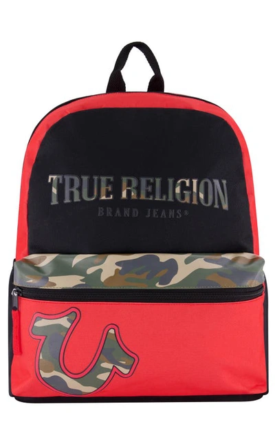 True Religion Brand Jeans Kids' 16" Backpack In Burgundy