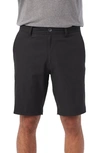 O'neill Reserve Light Check Water Repellent Bermuda Shorts In Black