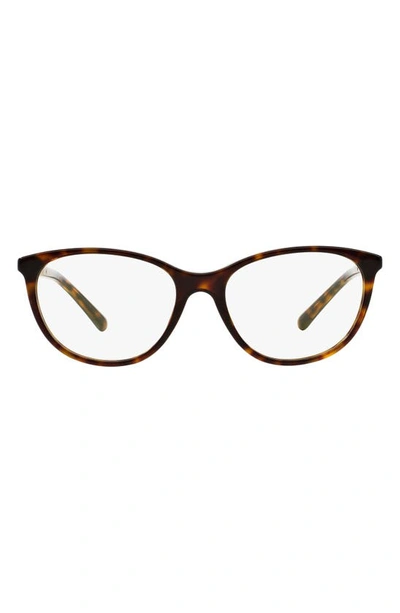 Burberry 52mm Square Optical Glasses In Dark Havana