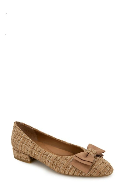 Gentle Souls By Kenneth Cole Atlas Flat In Camel Fabric