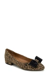 Gentle Souls By Kenneth Cole Atlas Flat In Leopard Suede