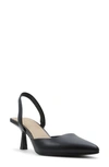 Aldo Basanti Pointed Toe Slingback Pump In Black