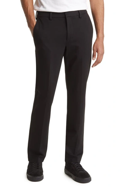 Liverpool Los Angeles The Travel Stretch Flat Front Pants In Black