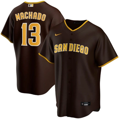Nike Manny Machado Brown San Diego Padres Alternate Replica Player Jersey