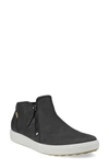 Ecco Soft 7 Mid Top Sneaker In Black