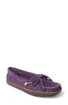 Minnetonka Kilty Tread Slipper In Purple