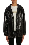 Moncler Jubba Glossy Nylon Hooded Jacket In 999 Black