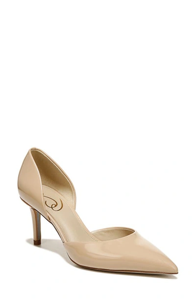 Sam Edelman Viv Pointed Toe Pump In Beige Blush