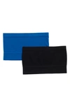 Abound 2-pack Drew Bandeaus In Blue Racer- Black Pack