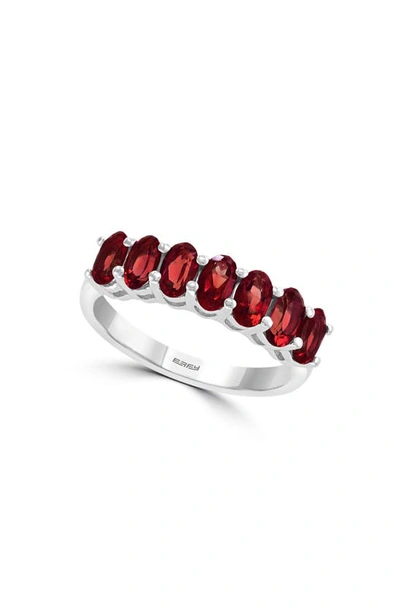 Effy Sterling Silver Garnet Ring In Red