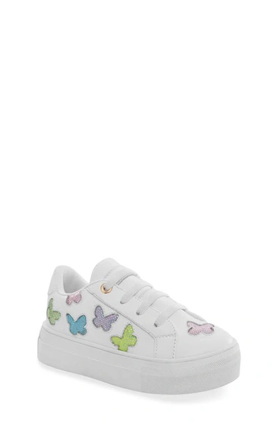 Kurt Geiger Kids' Girls' Mini Laney Butterfly Sneakers - Toddler In White