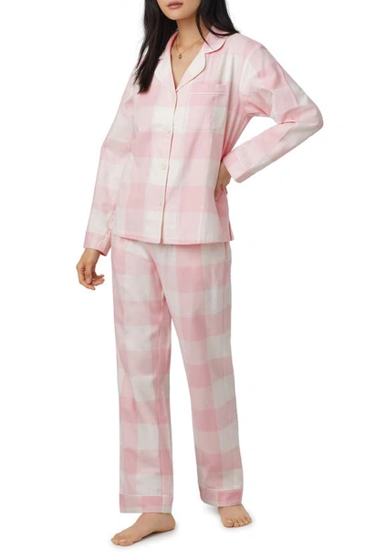 Bedhead Pajamas Print Organic Cotton Flannel Pajamas In Checking In