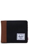 Herschel Supply Co Hank Bifold Wallet In Black/ Tan