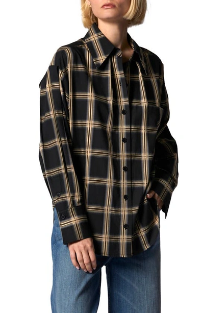 Equipment Sergine Plaid Shirt In True Black Multi