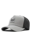 Melin Odyssey Stacked Hydro Performance Snapback Baseball Cap In Charcoal/ Grey