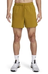 Nike Men's Unlimited Dri-fit 5" Unlined Versatile Shorts In Brown
