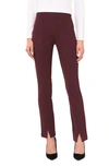 Cece Straight Leg Ponte Pants In Dark Cocoa