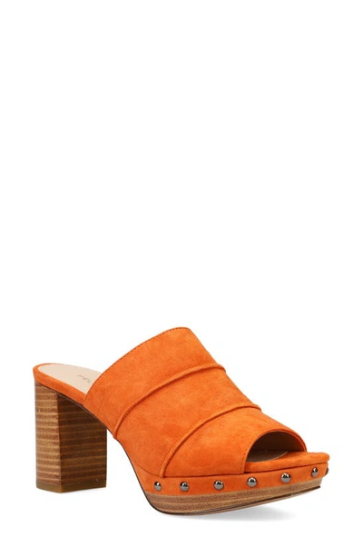 Pelle Moda Amery Sandal In Oxide Orange