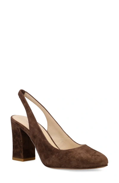 Pelle Moda Espen Slingback Pump In Dark Oak