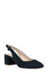 Pelle Moda Ulla Slingback Pump In Midnight