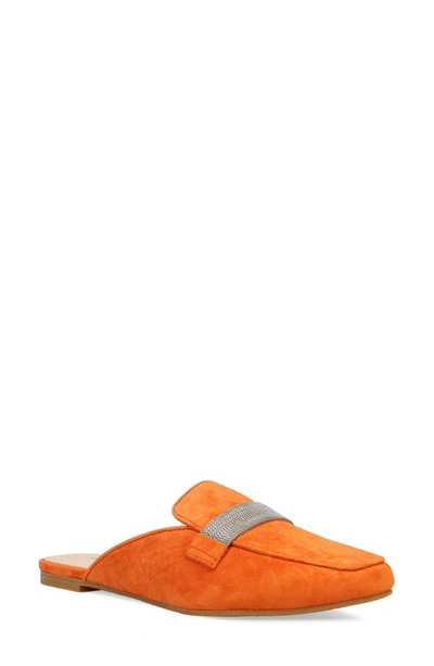 Pelle Moda Herra Mule In Oxide Orange