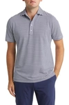Peter Millar Crown Crafted Mood Performance Mesh Polo In Navy