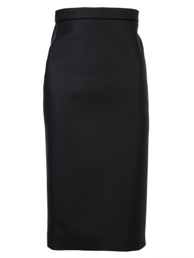 Msgm Pencil Skirt In Black | ModeSens