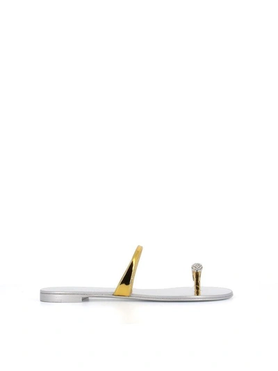 Giuseppe Zanotti Flip-flop Ring In Gold