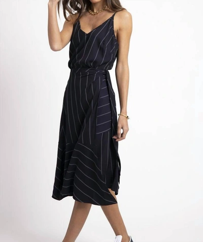 Bishop + Young Marisa Cami Stripe In Navy And White In Multi