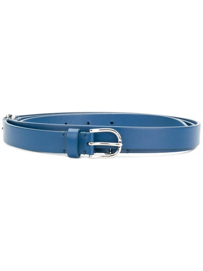 Altuzarra Silver-toned Hardware Belt  In Blue
