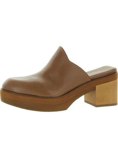 Naturalizer Katrese Womens Leather Slip On Mules In Multi