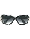 Cazal Square Frame Sunglasses In Black