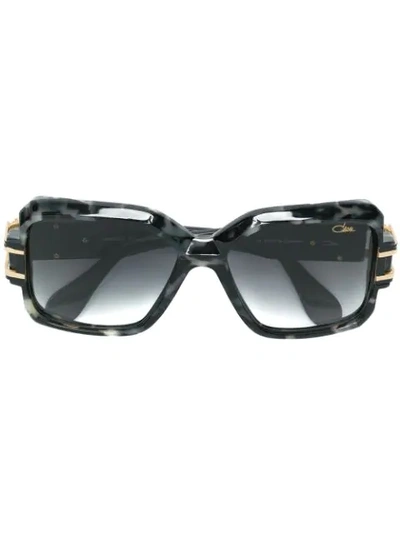 Cazal Square Frame Sunglasses In Black