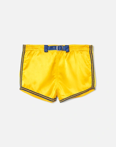 Marketplace 60s Yellow Satin Shorts
