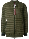 Moncler Charoite Padded Jacket In Green