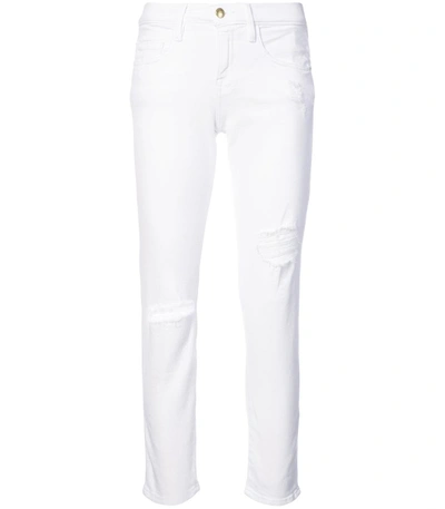 Frame White Le Boy Blanc Jeans