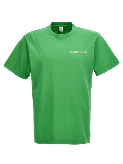 Sporty And Rich Raquet And Health Club T-shirt Green