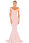 Nookie Allure Gown In Dusty Pink