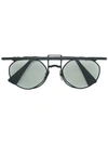 Kuboraum Round Sunglasses - Black