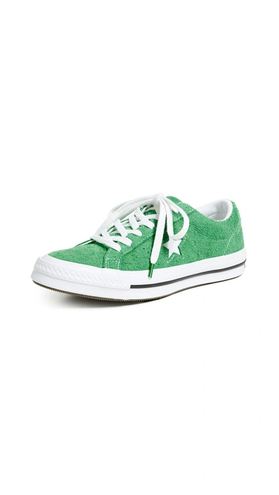 Converse One Star Ox Sneakers In Green