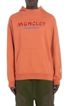 Moncler Genius Moncler X Salehe Bembury Cotton Hoodie In Orange