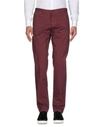 Trussardi Jeans Casual Pants In Maroon